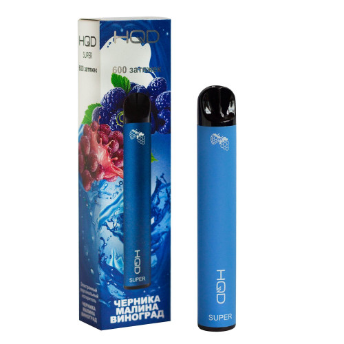 HQD Super Blueberry Raspberry Grape (HQD Супер Черника Малина Виноград)